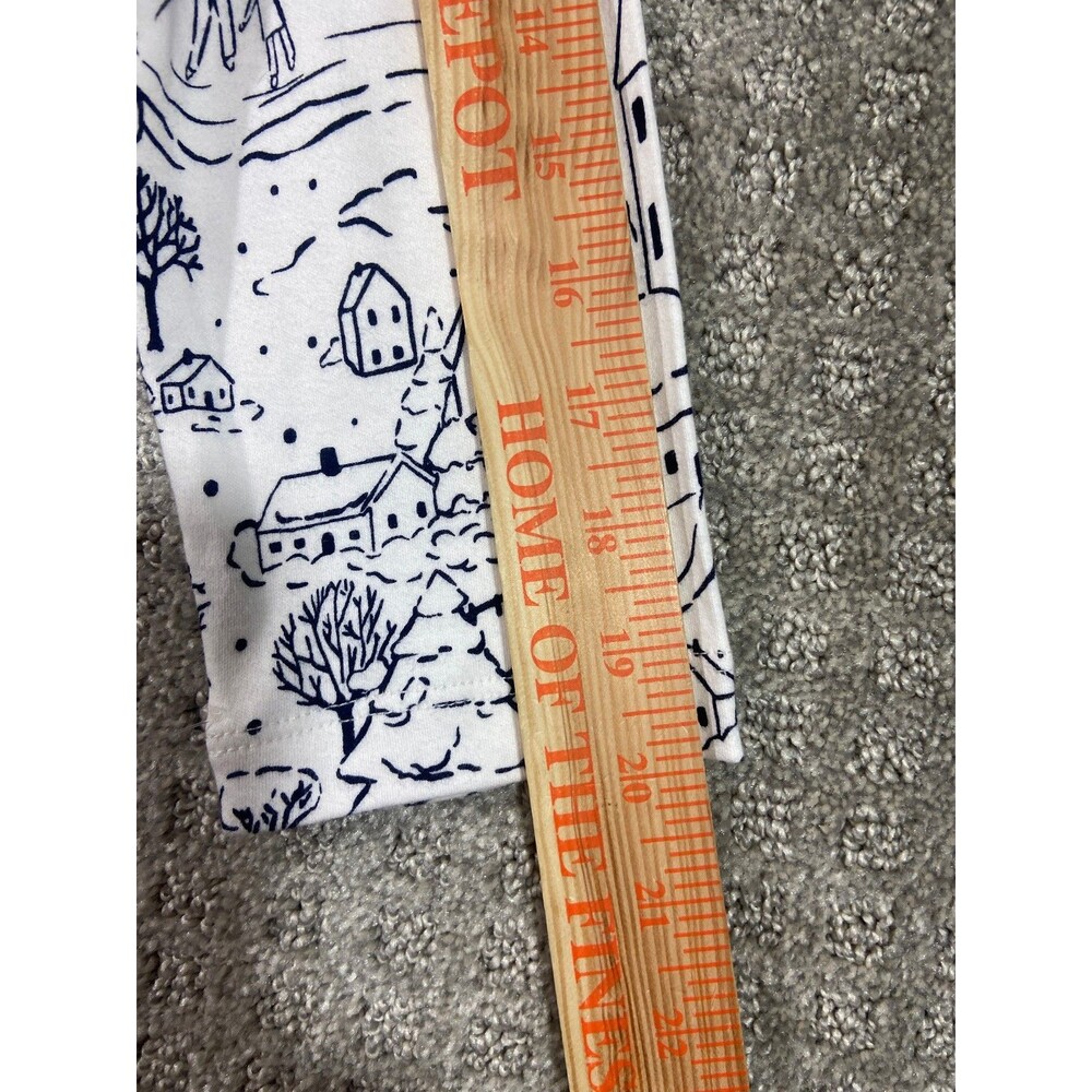 NWT Kim Rogers Perfectly Soft T-Shirt Winter Scene Black and White - Picture 7 of 8